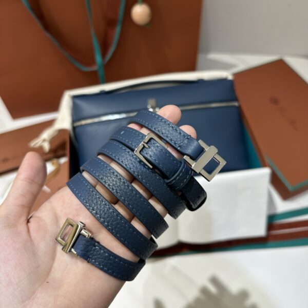 Loro Piana Clutch Bag Tas Pouch Loro Piana 19 blue navy