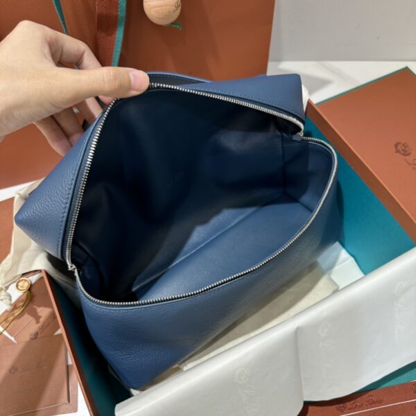 Loro Piana Clutch Bag Tas Pouch Loro Piana 19 blue navy