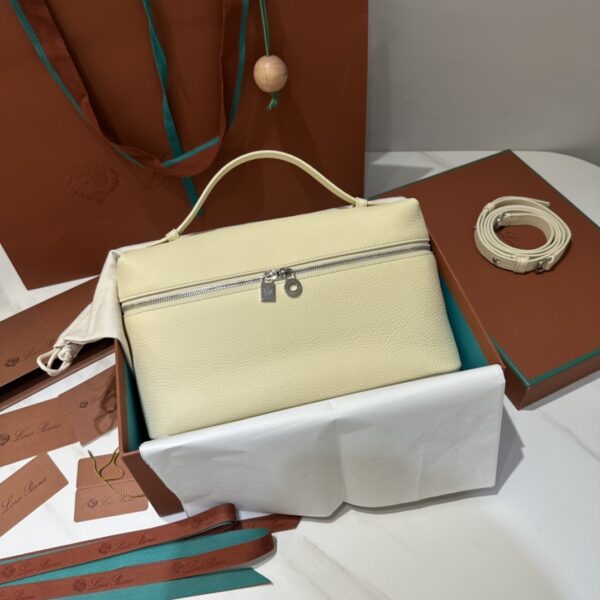 Loro Piana Clutch Bag Tas Pouch Loro Piana 19 beige