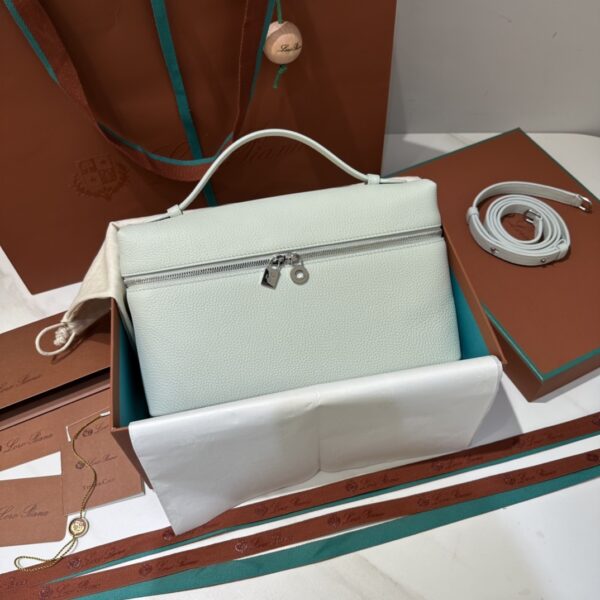Loro Piana Clutch Bag Tas Pouch Loro Piana 19 white