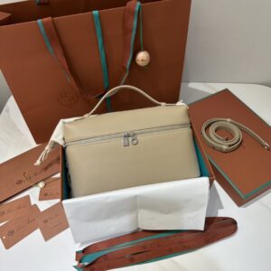 Loro Piana Clutch Bag Tas Pouch Loro Piana 19 beige