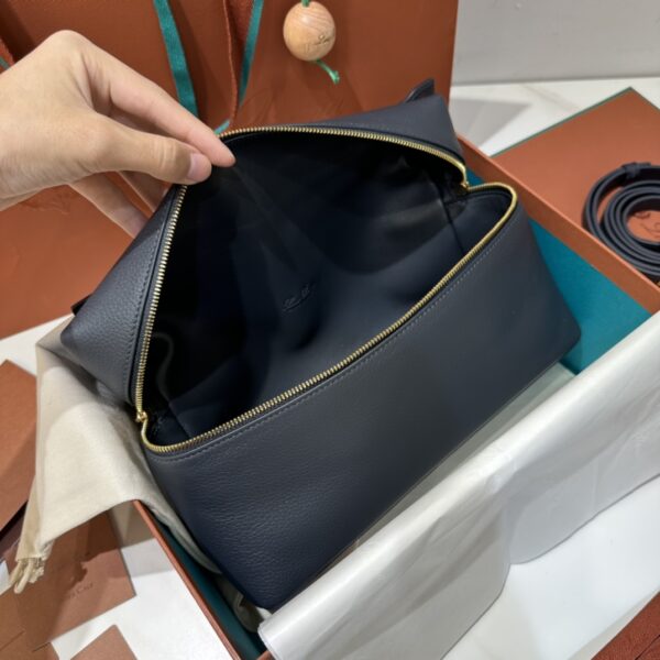 Loro Piana Clutch Bag Tas Pouch Loro Piana 19 blue navy