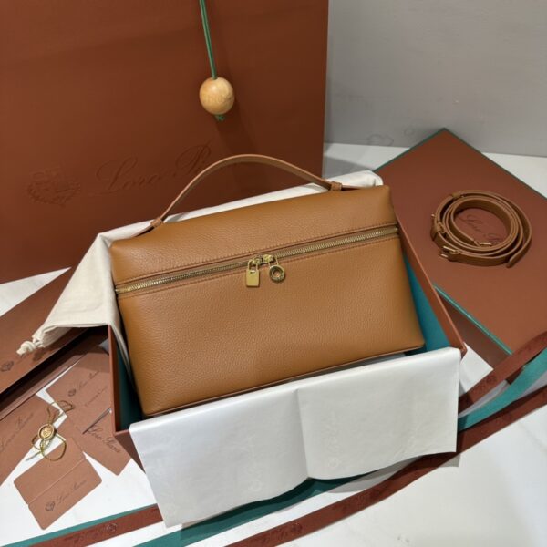 Leather bag Loro Piana Camel in Leather - 39208743