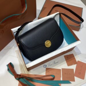 Loro Piana Small Ghiera bag Smooth Calfskin Koi Fish/Black