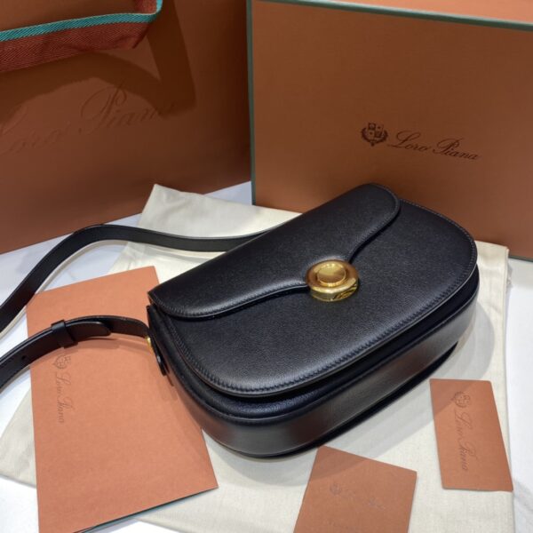 Loro Piana Small Ghiera bag Smooth Calfskin Koi Fish/Black