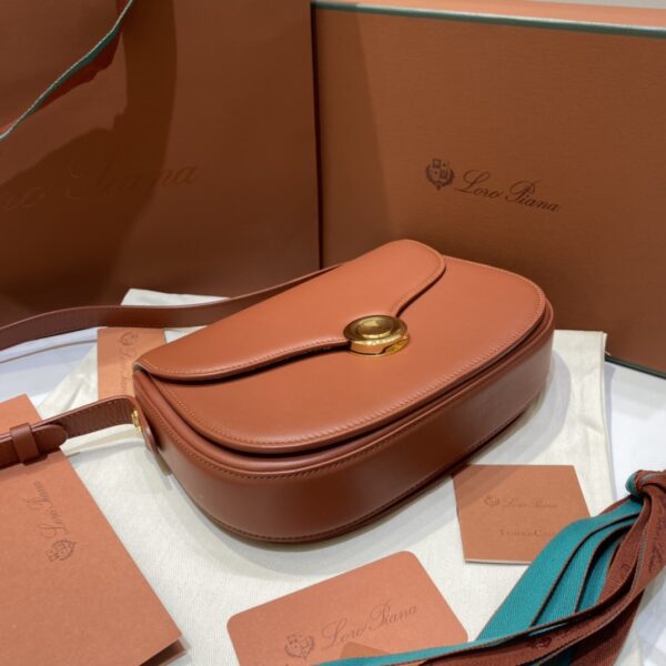 Loro Piana Small Ghiera bag Smooth Calfskin Koi Fish/Brown