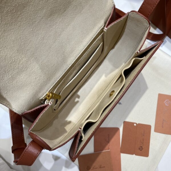 Loro Piana Small Ghiera bag Smooth Calfskin Koi Fish/Brown
