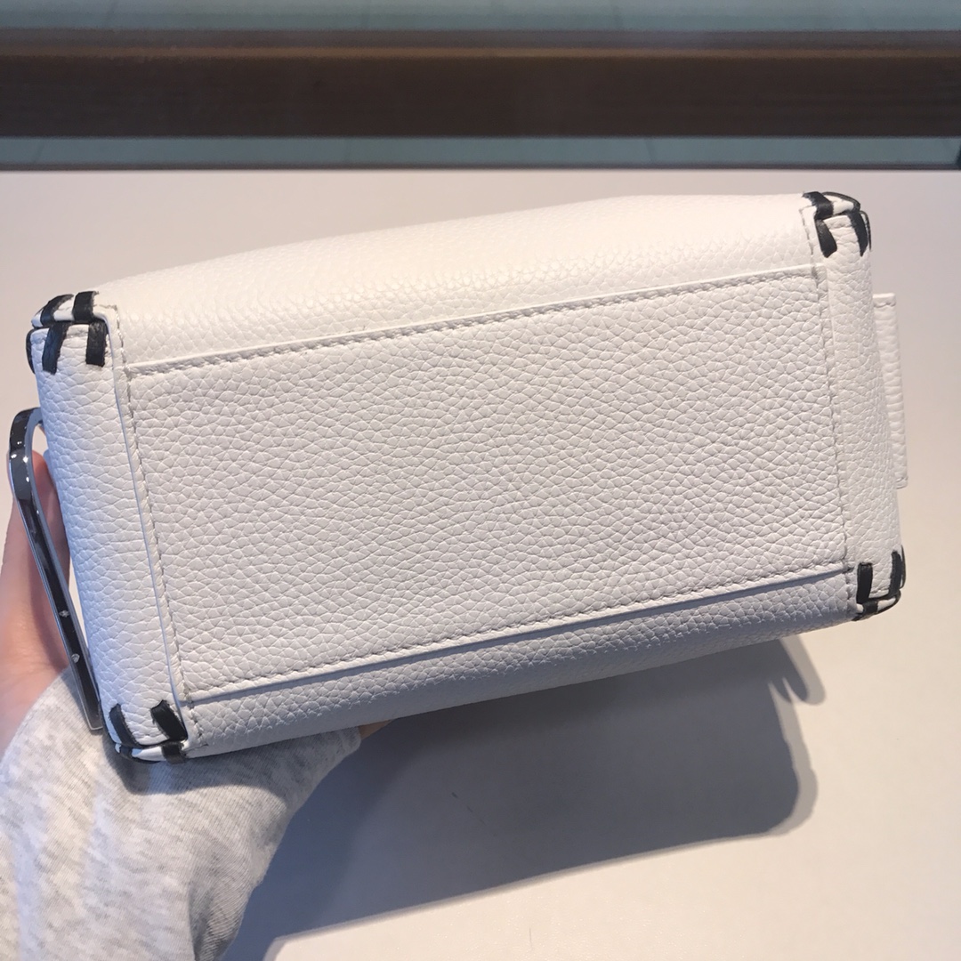 Delvaux Cool Box Mini Hippy - Black /whiteHandle Bags, Handbags -