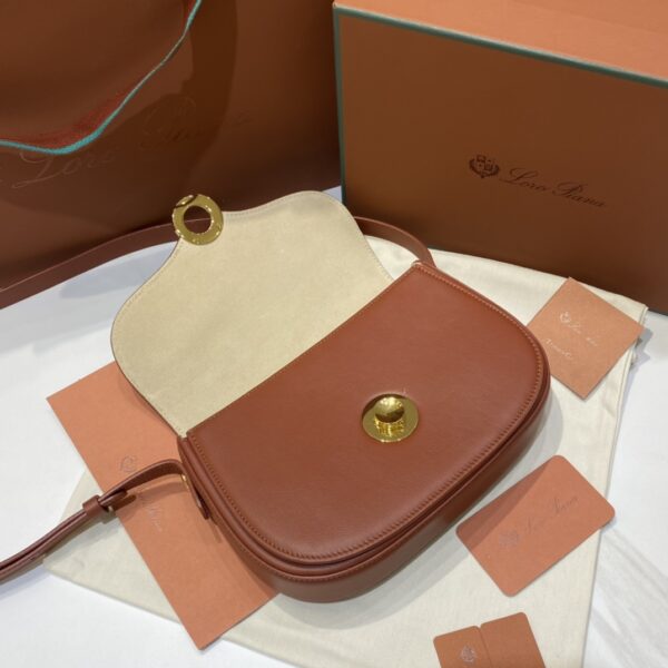 Loro Piana Small Ghiera bag Smooth Calfskin Koi Fish/Brown