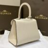 DELVAUX Box Calfskin Mini Brillant Satchel Ivory 1172448