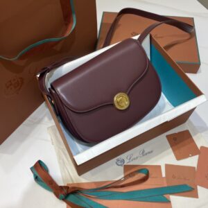 Loro Piana Small Ghiera bag Smooth Calfskin Koi Fish/red.