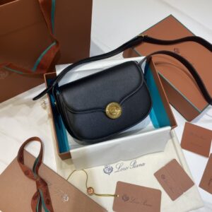 Loro Piana Small Ghiera bag Smooth Calfskin Koi Fish/Black