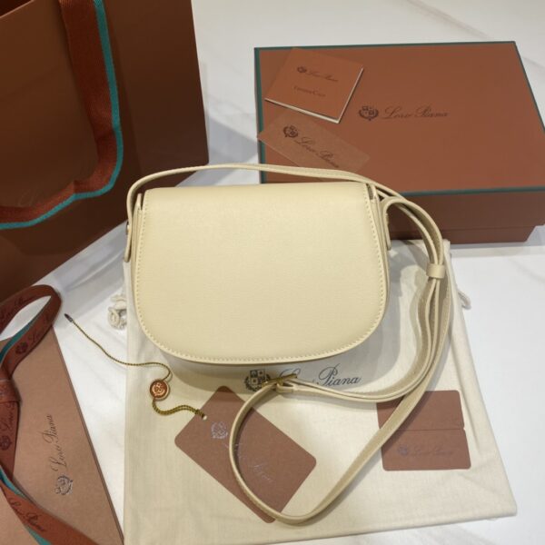 Loro Piana Small Ghiera bag Smooth Calfskin Koi Fish/Beige