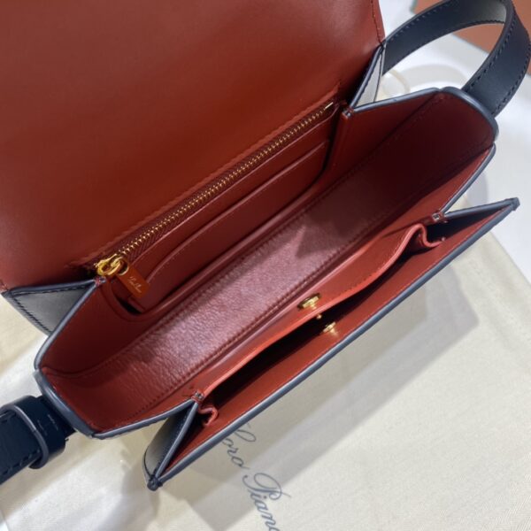 Loro Piana Small Ghiera bag Smooth Calfskin Koi Fish/Blue Navy