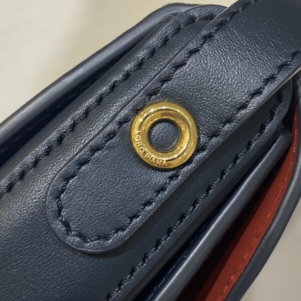 Loro Piana Small Ghiera bag Smooth Calfskin Koi Fish/Blue Navy