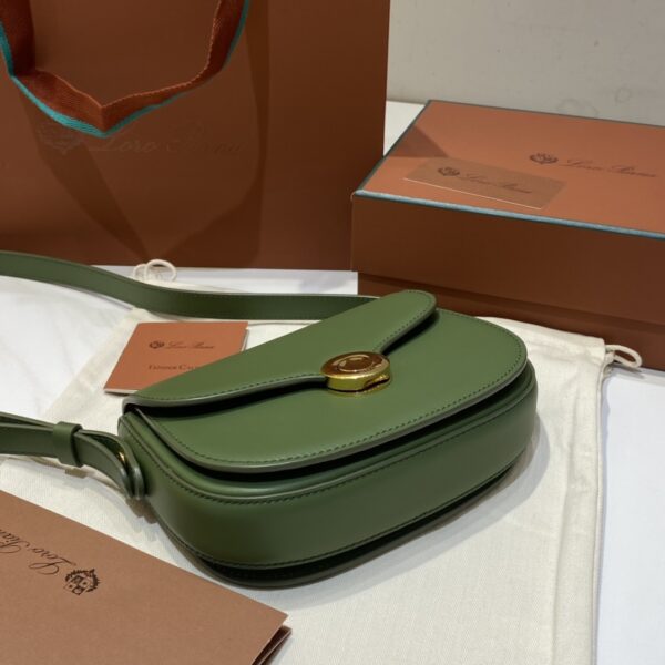 Loro Piana Small Ghiera bag Smooth Calfskin Koi Fish/green