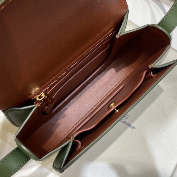 Loro Piana Small Ghiera bag Smooth Calfskin Koi Fish/green