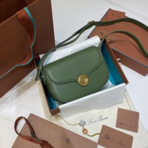 Loro Piana Small Ghiera bag Smooth Calfskin Koi Fish/green