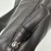 LEMAIRE Medium Croissant Leather Shoulder Bag | black
