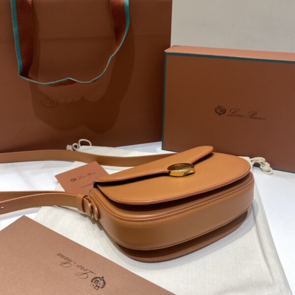 Loro Piana Small Ghiera bag Smooth Calfskin Koi Fish/Brown