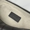 LEMAIRE Medium Croissant Leather Shoulder Bag | black