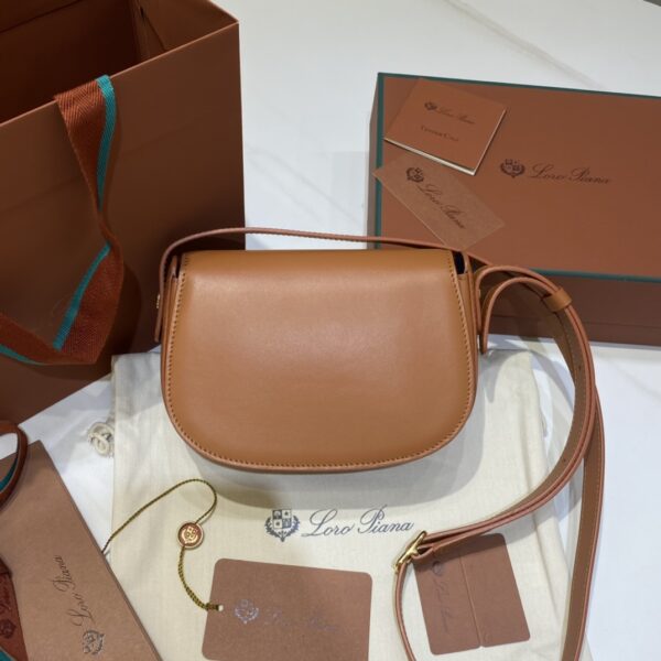 Loro Piana Small Ghiera bag Smooth Calfskin Koi Fish/Brown