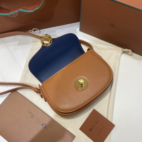 Loro Piana Small Ghiera bag Smooth Calfskin Koi Fish/Brown