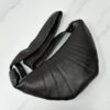 Lemaire Small Croissant Grain Leather Bag - Black |