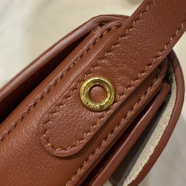 Loro Piana Small Ghiera bag Smooth Calfskin Koi Fish brown red