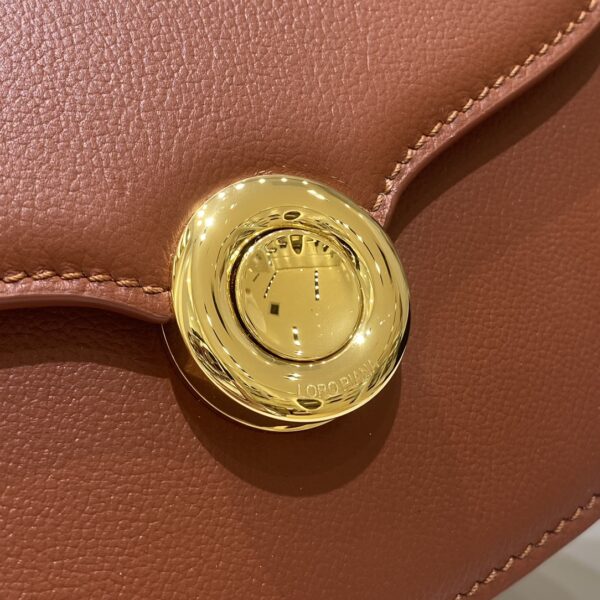 Loro Piana Small Ghiera bag Smooth Calfskin Koi Fish brown red