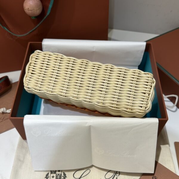 Loro Piana Extra Pocket L19 East-West wicker Rattan Malt-Sun