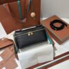 Extra pocket leather crossbody bag Loro Piana Black in Leath