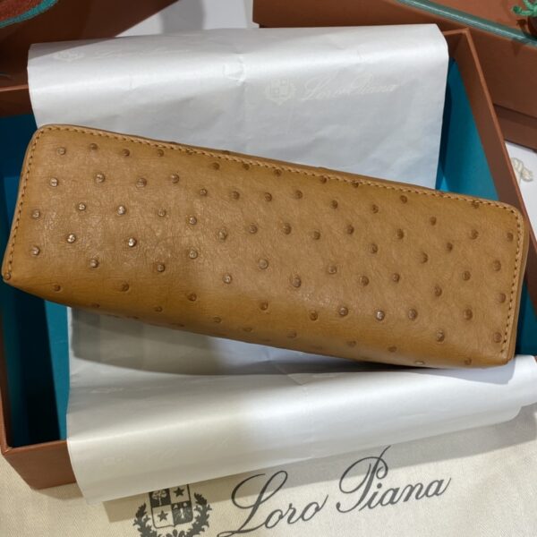 Extra pocket leather crossbody bag Loro Piana brown  in Leath