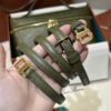 Extra pocket leather crossbody bag Loro Piana green dark  in Leath