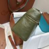 Extra pocket leather crossbody bag Loro Piana green dark  in Leath