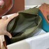 Extra pocket leather crossbody bag Loro Piana green dark  in Leath