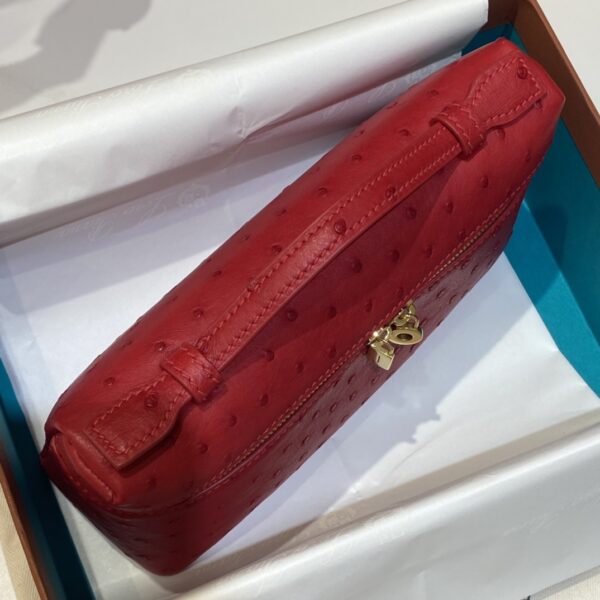 Extra pocket leather crossbody bag Loro Piana red in Leath