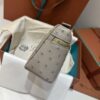 Extra pocket leather crossbody bag Loro Piana gray in Leath