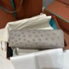 Extra pocket leather crossbody bag Loro Piana gray in Leath