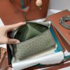 Extra pocket leather crossbody bag Loro Piana green in Leath