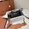 Extra Pocket L27 Ostrich Leather Whisper black- Loro Piana