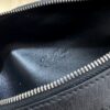 Extra Pocket L27 Ostrich Leather Whisper black- Loro Piana