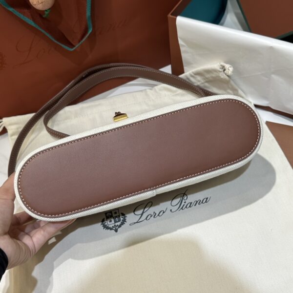 Loro Piana Extra Bag L27 Cotton, Linen Natural/Caramel Sugar/Sun Go