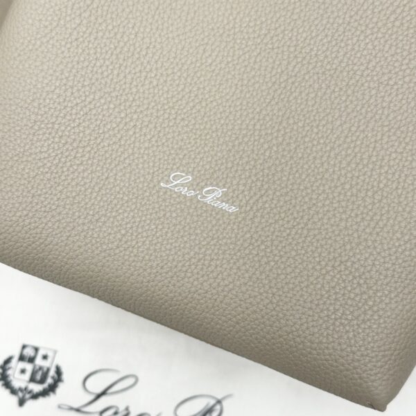 Bale Micro leather crossbody bag in beige - Loro Piana |