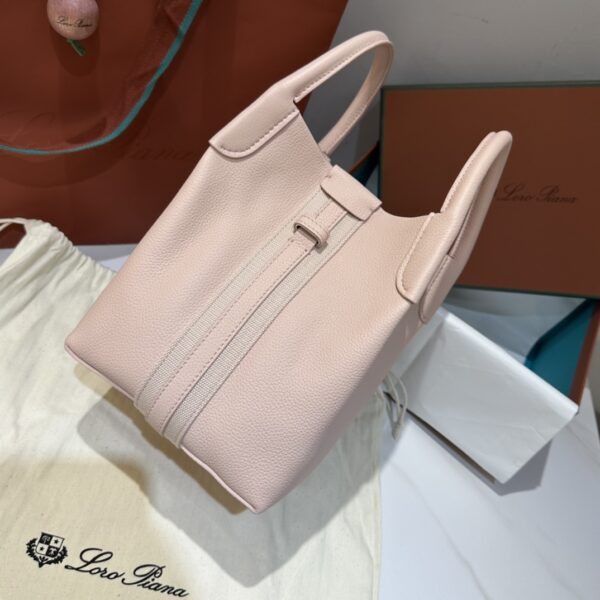 Loro Piana Micro Bale bag Grained Calfskin Creamed Honey/Sun Gold | Lor