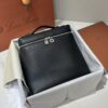 Loro Piana Extra Pocket backpack L23.5 - Grained Calfskin black