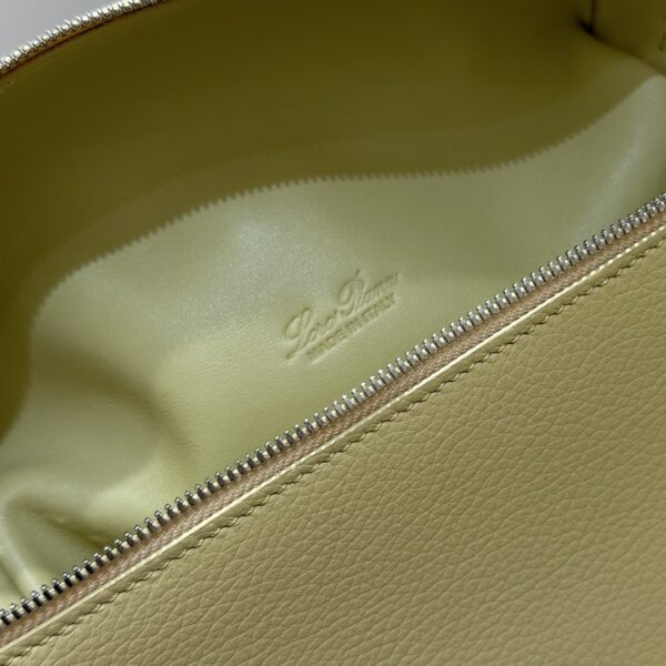Loro Piana Extra Pocket backpack L23.5 - Grained Calfskin yelow