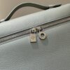 Loro Piana Extra Pocket backpack L23.5 - Grained Calfskin blue
