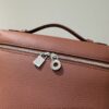 oro Piana Extra Pocket Backpack L23.5 bag brown Eucalyptus Silver ...