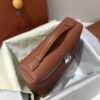 oro Piana Extra Pocket Backpack L23.5 bag brown Eucalyptus Silver ...